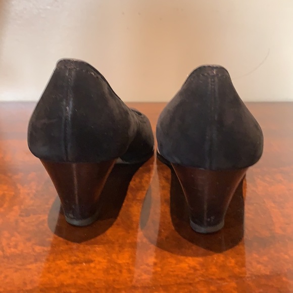 Prevata Black Suede Pumps - Picture 4 of 5
